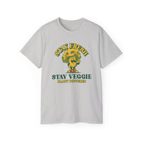 Stay Veggie Unisex Ultra Cotton Tee - Esmeralda Ecostore