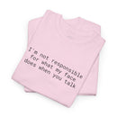 Funny Statement Unisex Heavy Cotton Tee