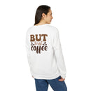 But First Coffee Adidas Unisex Fleece Crewneck Sweatshirt - Esmeralda Ecostore