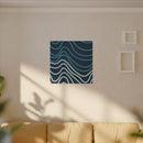 Wiggle Waves Matte Canvas Stretched Multi-Size - Esmeralda Ecostore
