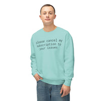 Funny Unisex Lightweight Crewneck Sweatshirt