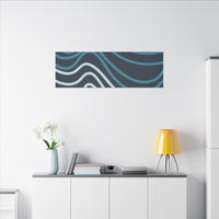 Wiggle Waves Matte Canvas