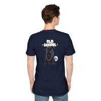 Old School Dog Unisex Softstyle T-Shirt - Esmeralda Ecostore