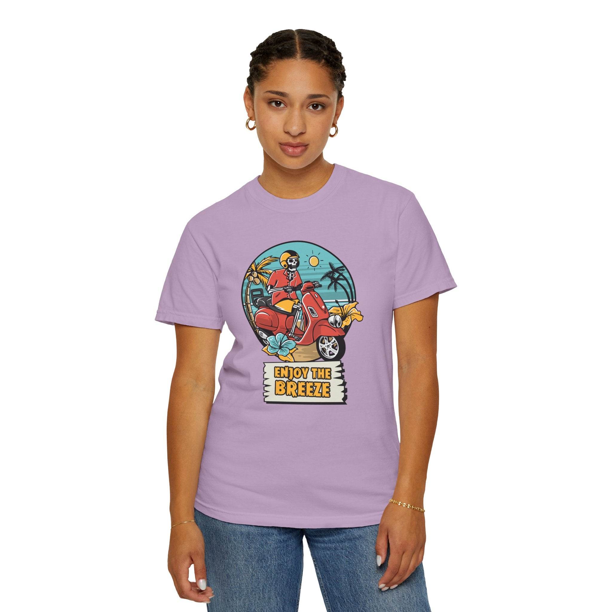 Enjoy The Breeze Unisex Garment-Dyed T-Shirt - Esmeralda Ecostore