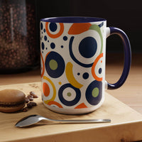 Pop Art Accent Coffee Mug (11oz-15oz) - Esmeralda Ecostore