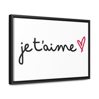 Je t'aime Gallery Canvas Wraps