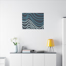 Wiggle Waves Matte Canvas