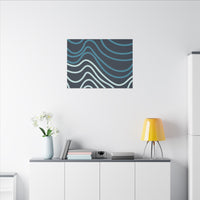 Wiggle Waves Matte Canvas