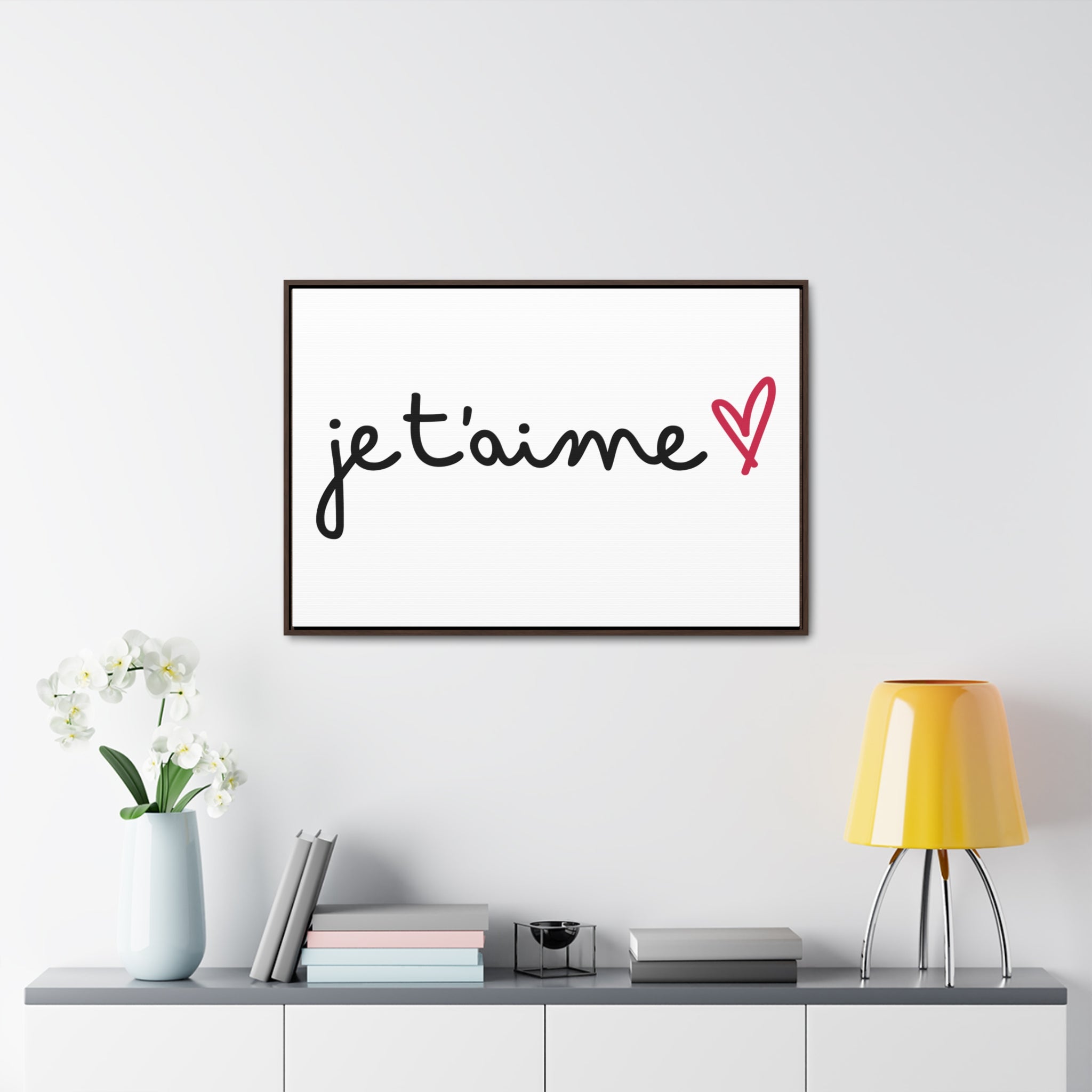 Je t'aime Gallery Canvas Wraps