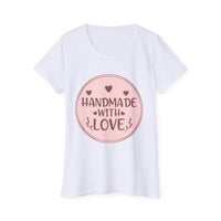 With Love Women's Organic Short Sleeve T-Shirt - Esmeralda Ecostore