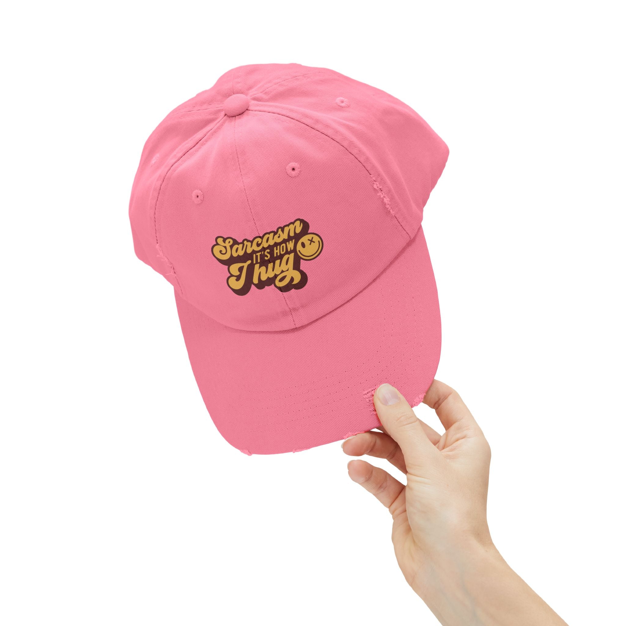 Sarcastic Unisex - Distressed Cap