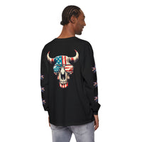 Liberty Horns Unisex Garment-Dyed Long Sleeve T-Shirt