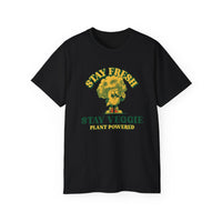 Stay Veggie Unisex Ultra Cotton Tee - Esmeralda Ecostore