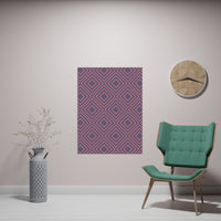 Optical Grid Matte Paper Poster