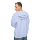 Funny Unisex Lightweight Crewneck Sweatshirt