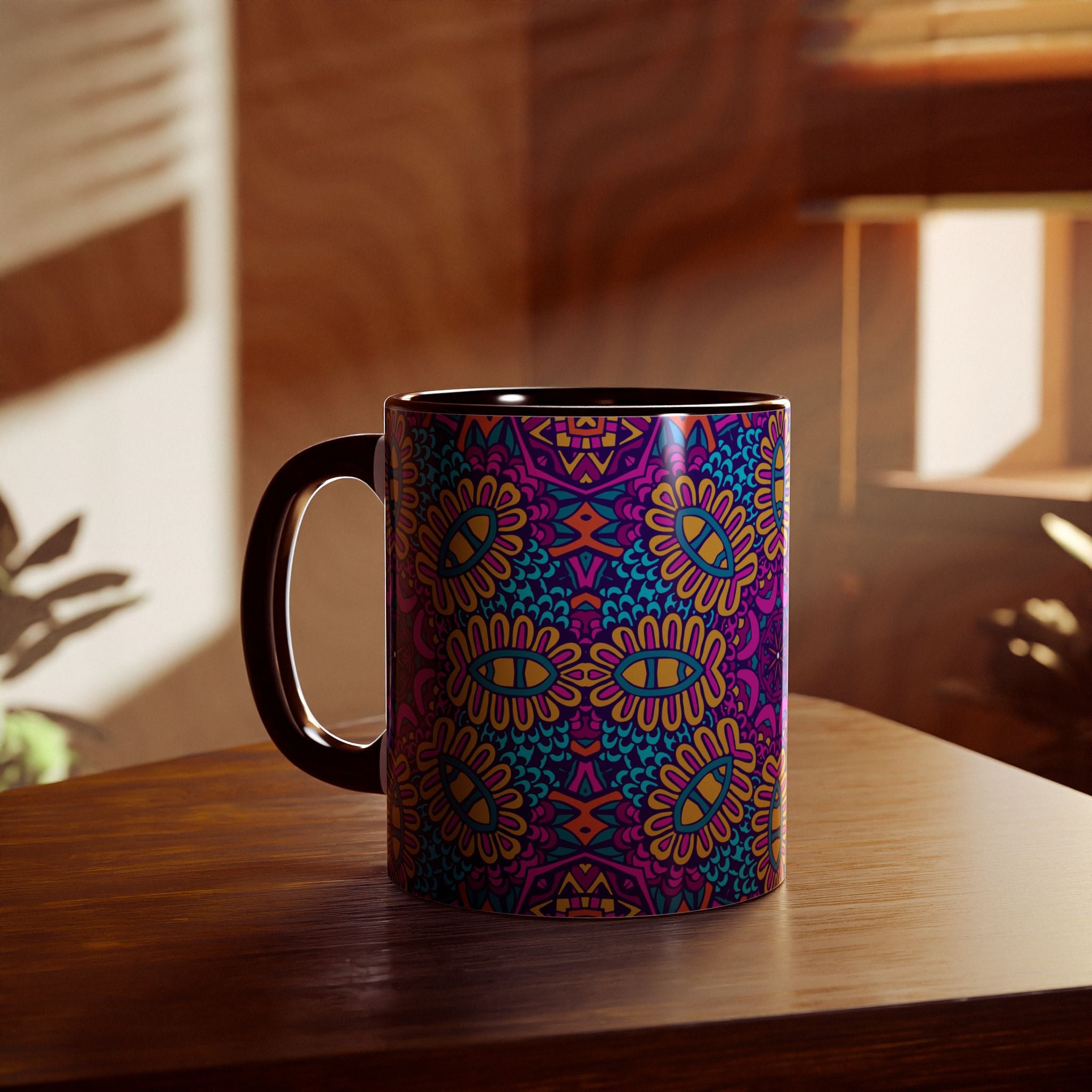 Psychedelic Accent Mugs