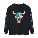 Liberty Horns Unisex Garment-Dyed Long Sleeve T-Shirt