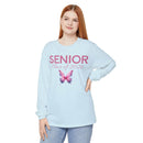 Senior Class of 2026 Butterfly Unisex Garment-Dyed Long Sleeve T-Shirt