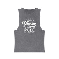 Vacay Mode Unisex Stonewash Tank Top