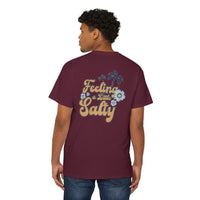 Blue Ocean Unisex Heavy Cotton Pocket Tee - Esmeralda Ecostore