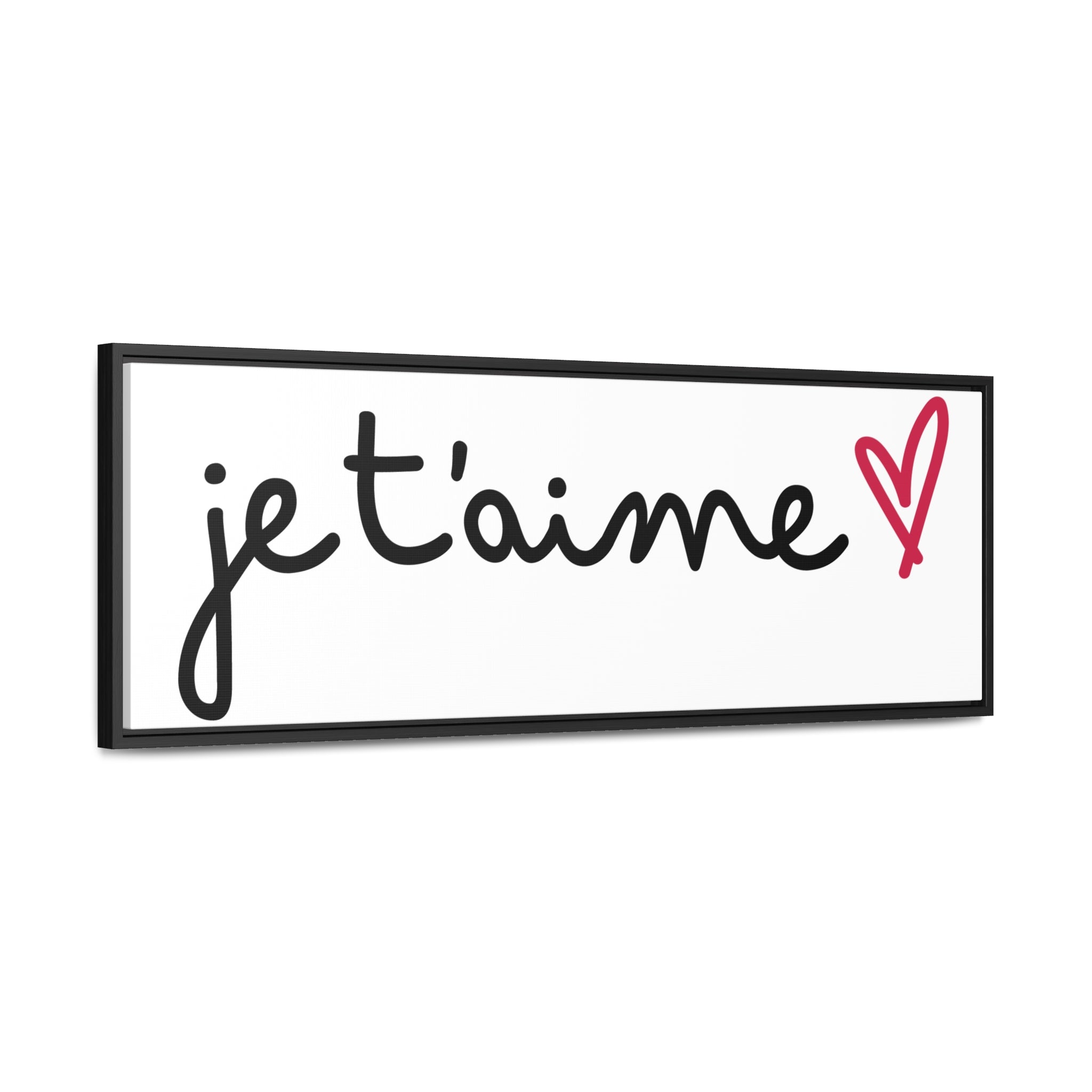 Je t'aime Gallery Canvas Wraps