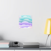 Cloudscape Matte Horizontal Posters - Esmeralda Ecostore