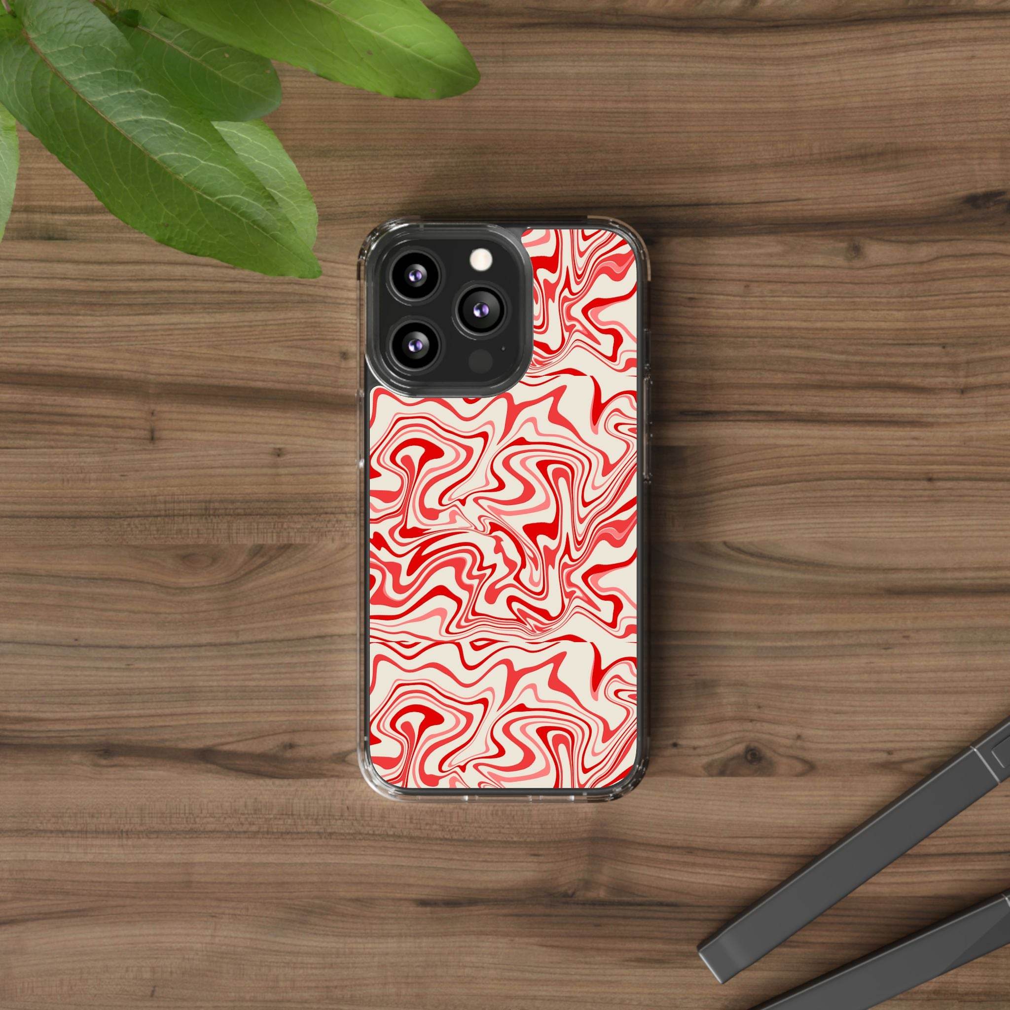 Lava Flow Sustainable Phone Clear Cases - Esmeralda Ecostore