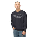Funny Unisex Lightweight Crewneck Sweatshirt