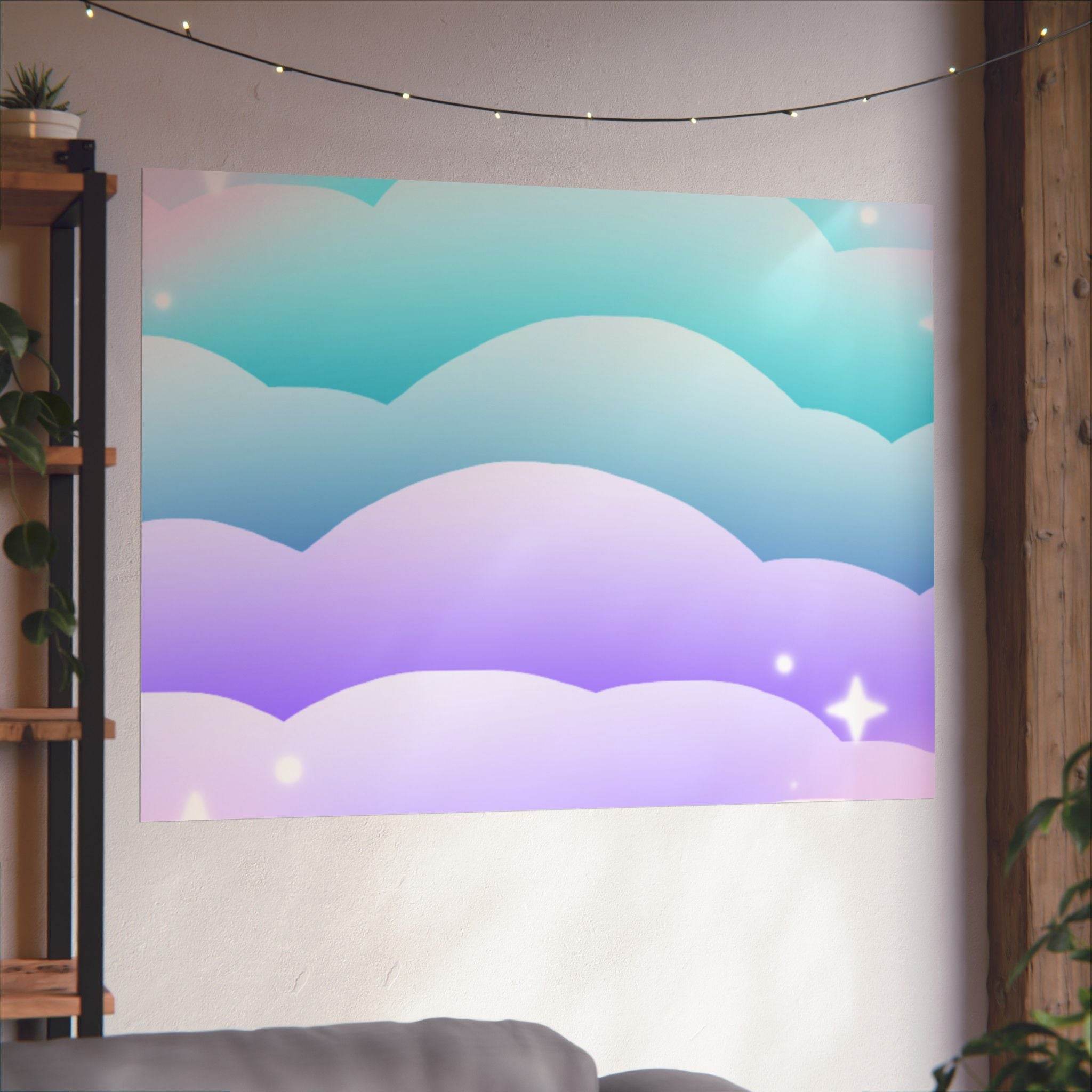Cloudscape Matte Horizontal Posters - Esmeralda Ecostore