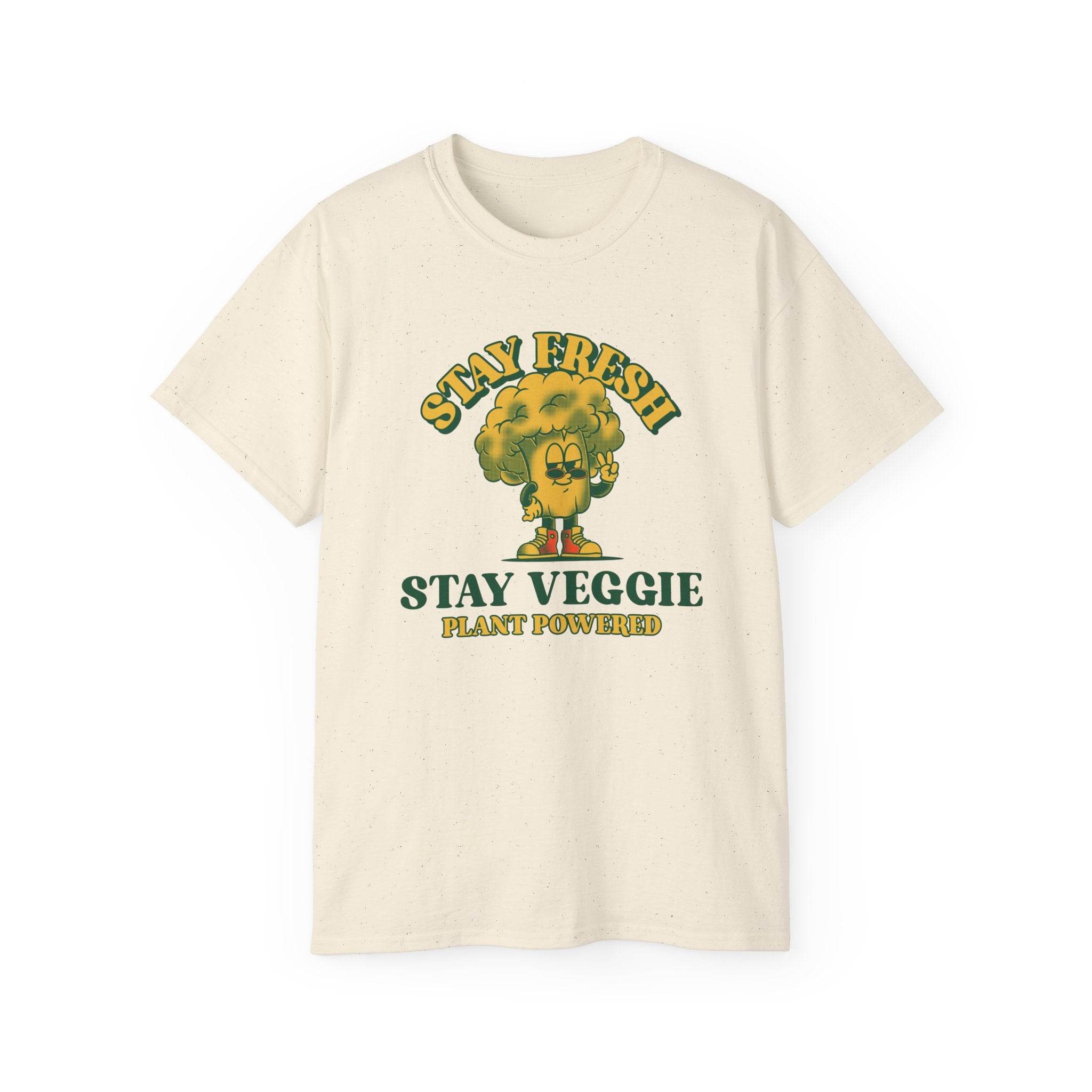 Stay Veggie Unisex Ultra Cotton Tee - Esmeralda Ecostore
