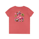 Tropical Chill Ladies's V-Neck T-Shirt - Esmeralda Ecostore