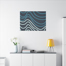 Wiggle Waves Matte Canvas