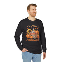 Cozy Autumn Adidas Unisex Fleece Crewneck Sweatshirt