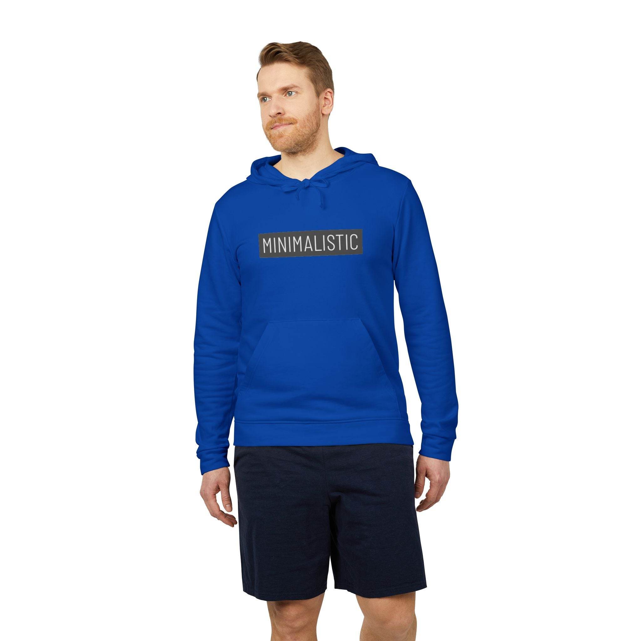 Minimalistic Adidas Unisex Fleece Hoodie - Hoodies - Esmeralda Ecostore