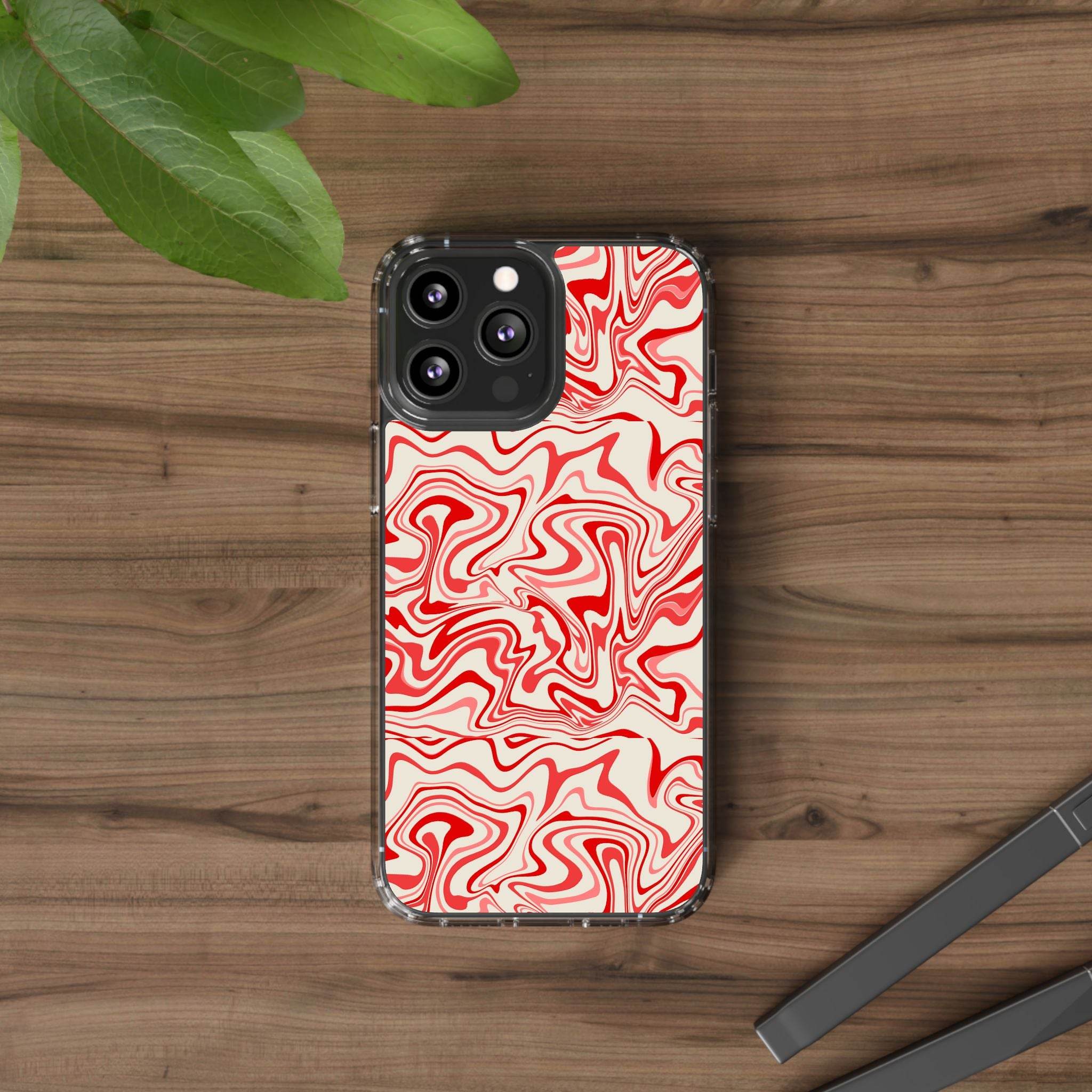 Lava Flow Sustainable Phone Clear Cases - Esmeralda Ecostore