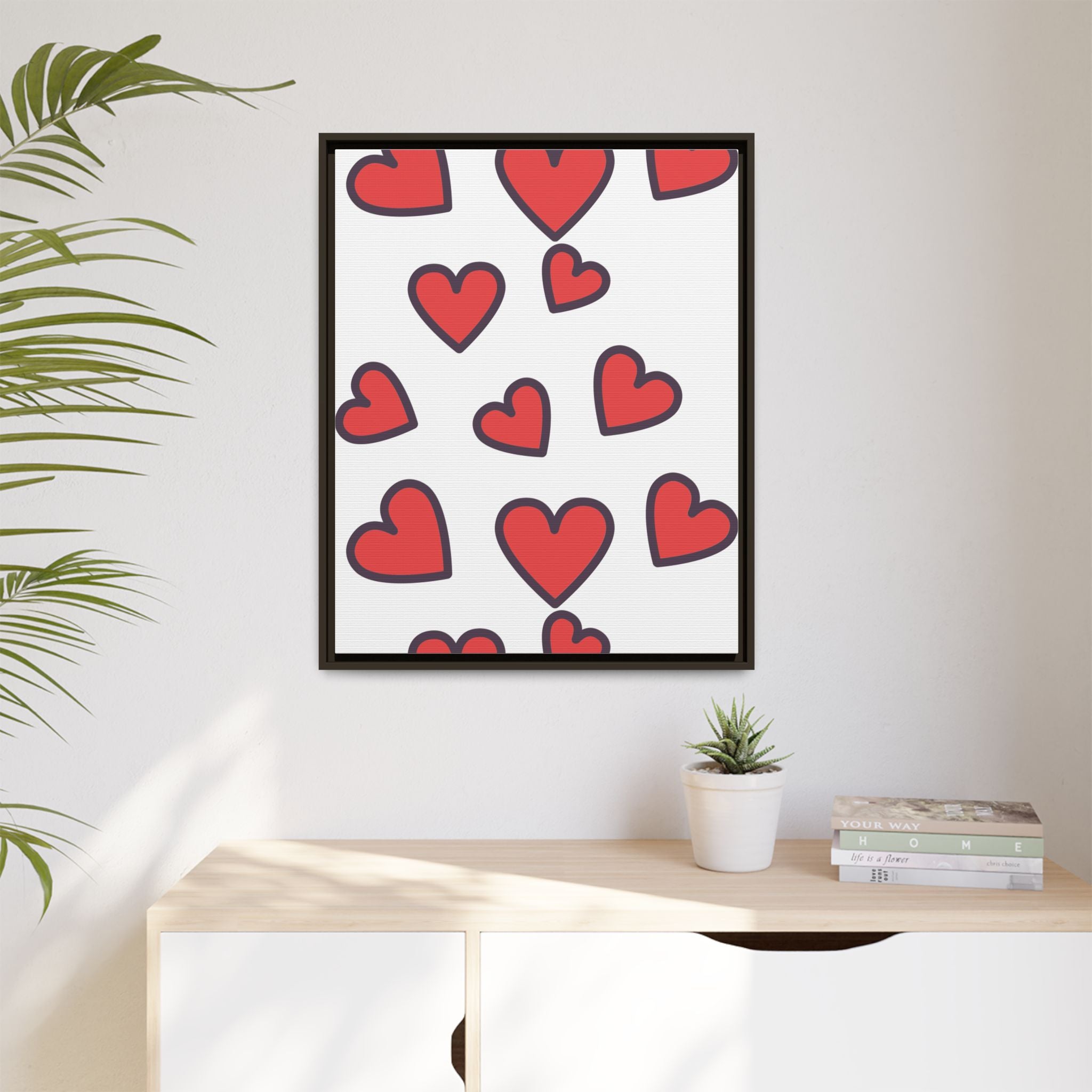 Heartbeat Matte Canvas