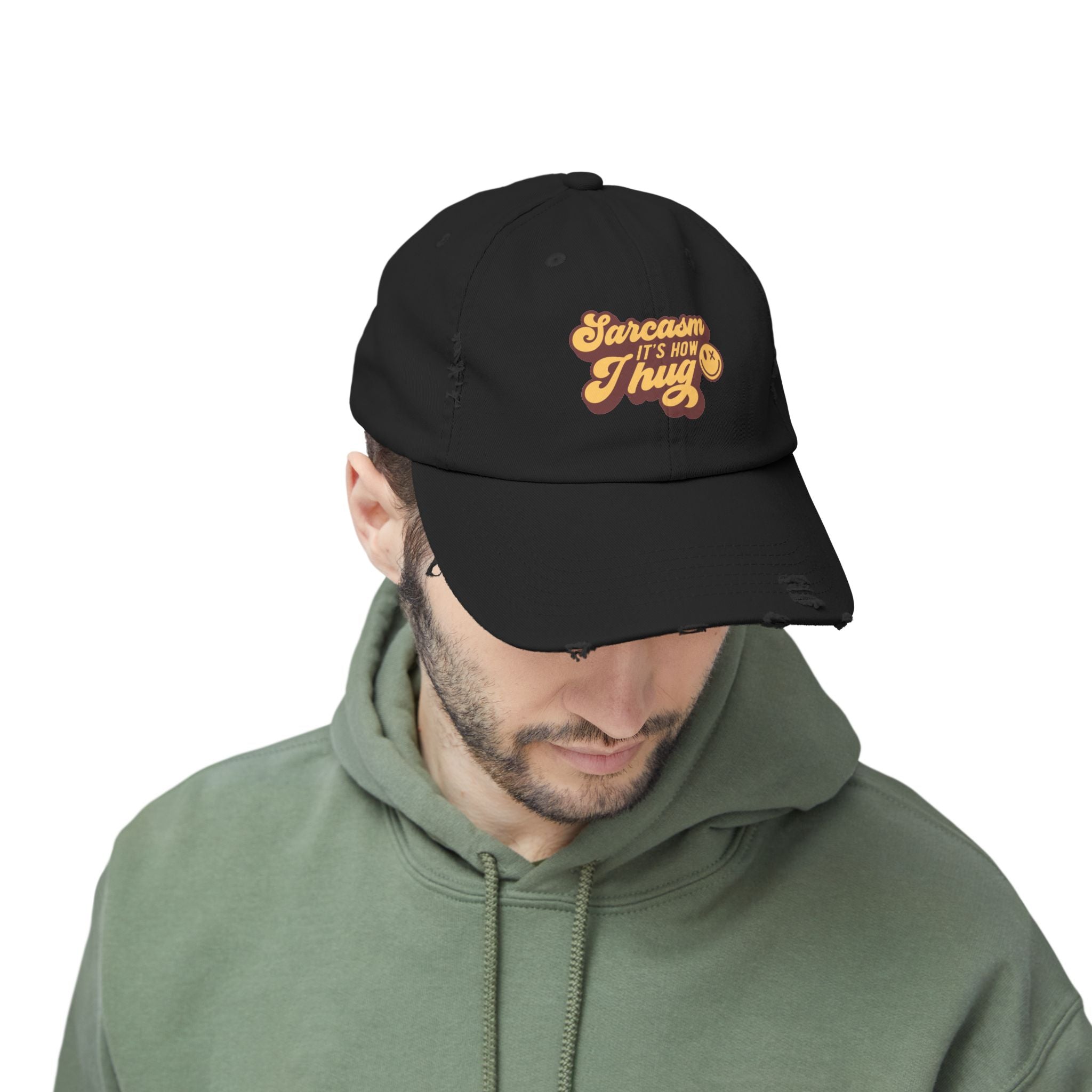 Sarcastic Unisex - Distressed Cap