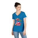 Tropical Chill Ladies's V-Neck T-Shirt - Esmeralda Ecostore