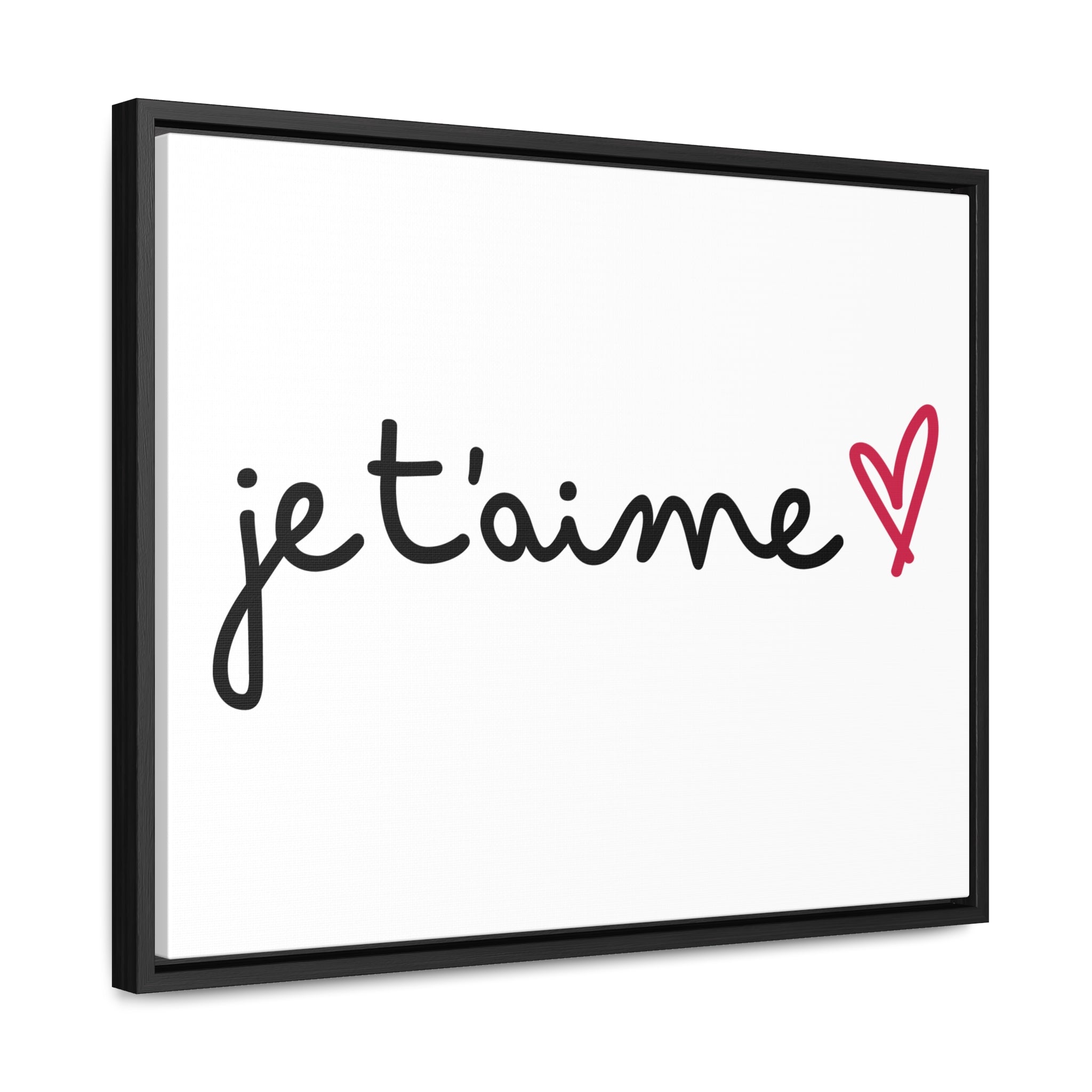 Je t'aime Gallery Canvas Wraps