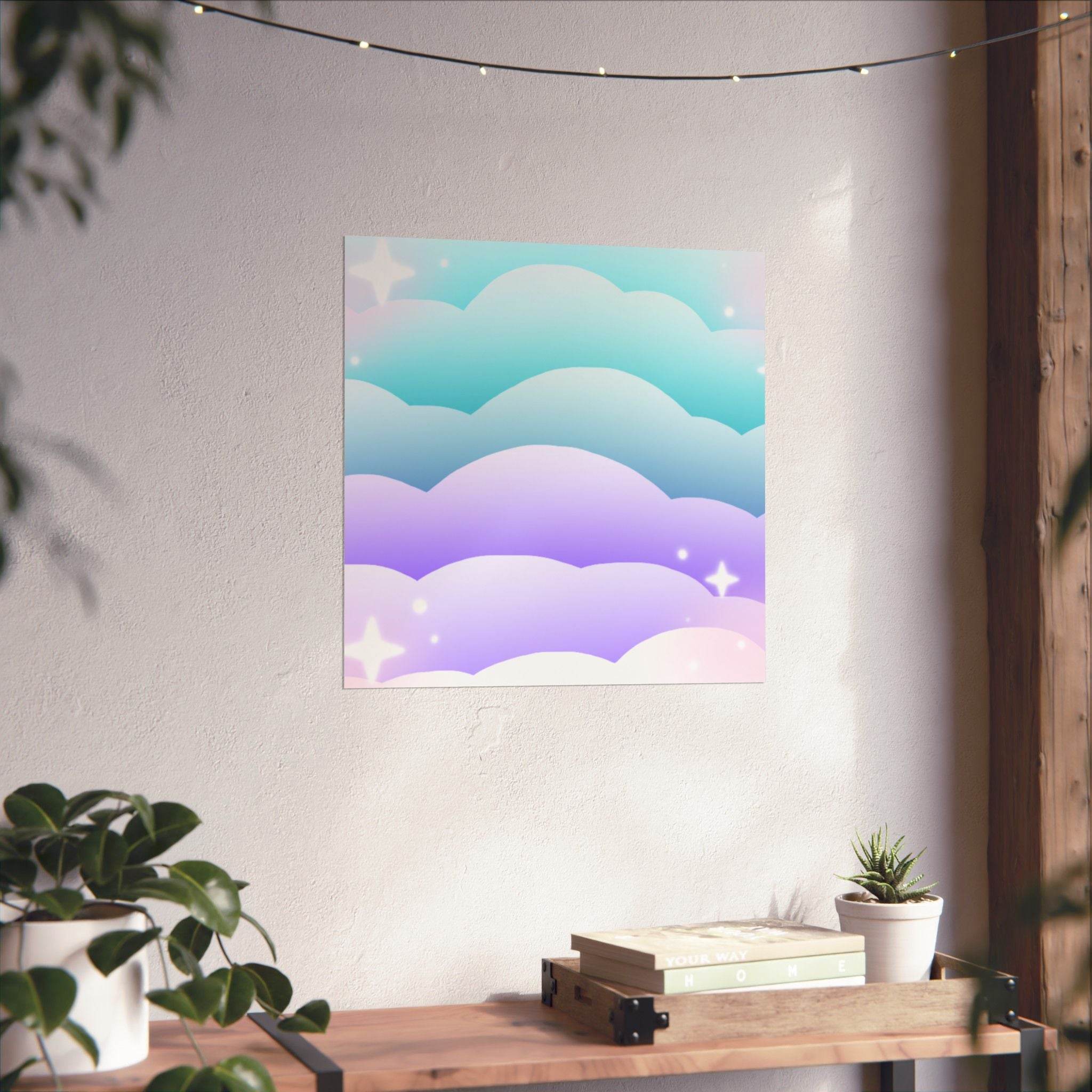Cloudscape Matte Horizontal Posters - Esmeralda Ecostore