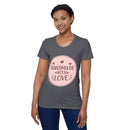 With Love Women's Organic Short Sleeve T-Shirt - Esmeralda Ecostore