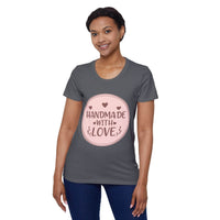 With Love Women's Organic Short Sleeve T-Shirt - Esmeralda Ecostore