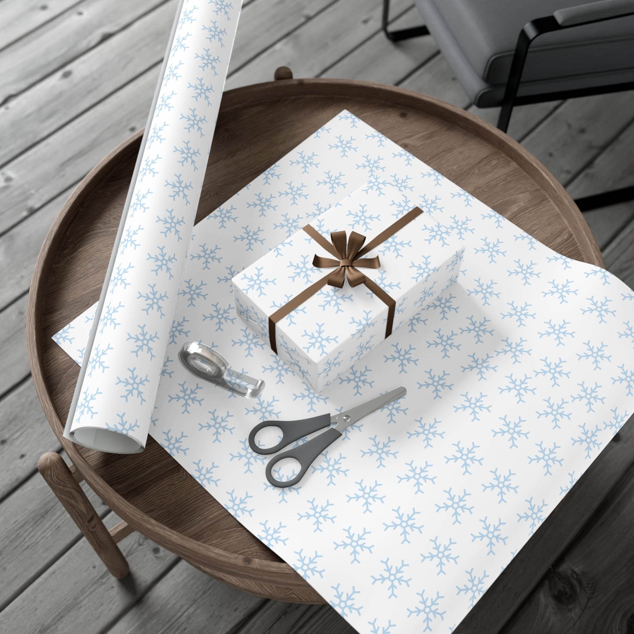 Snowflake Gift Wrap Papers - Esmeralda Ecostore