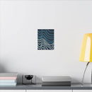 Wiggle Waves Matte Canvas Stretched Multi-Size - Esmeralda Ecostore