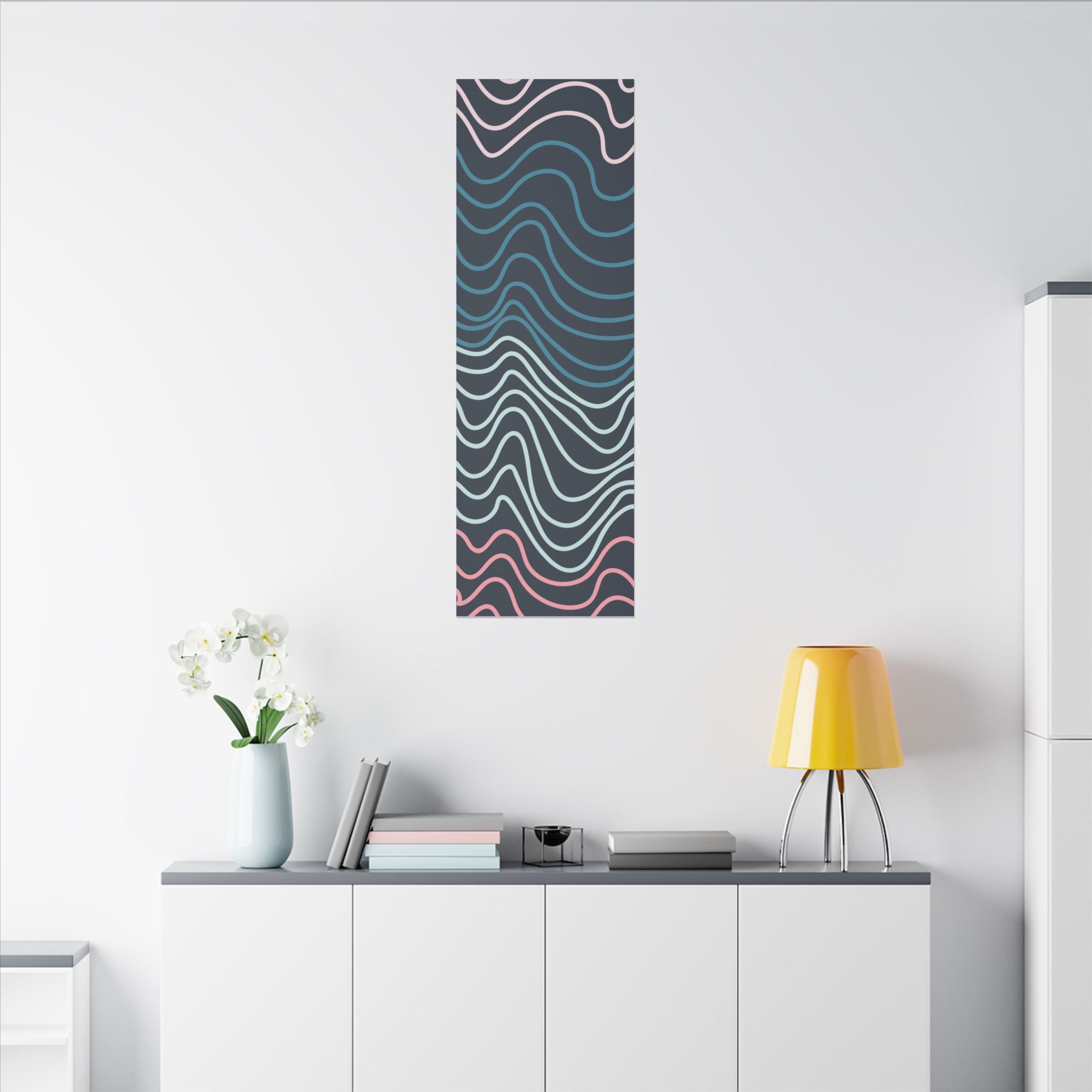 Wiggle Waves Matte Canvas