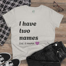 Mama's Names Eco-Friendly Women's Midweight Cotton Tee