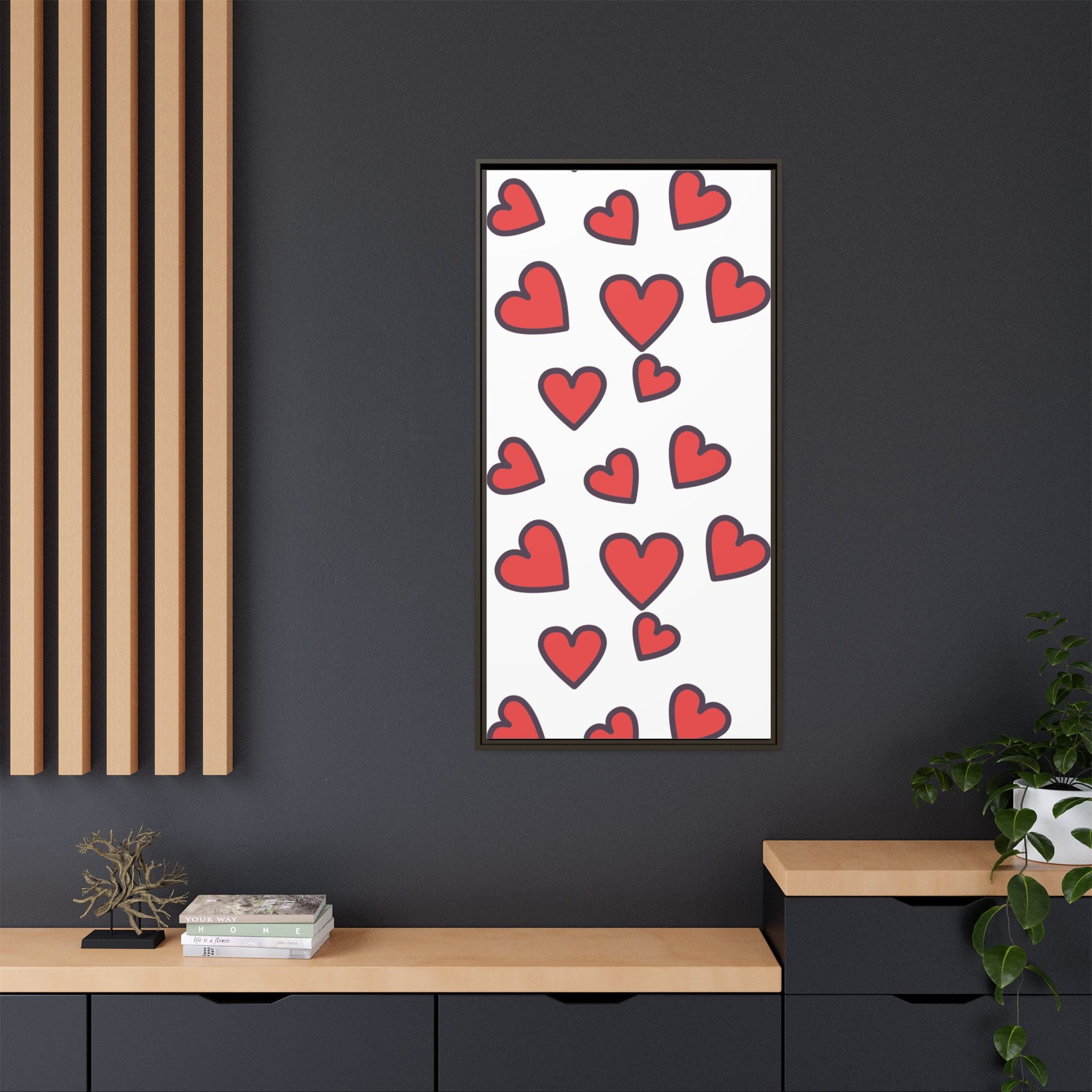 Heartbeat Matte Canvas