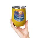 Tropical Sunset Wine Tumbler