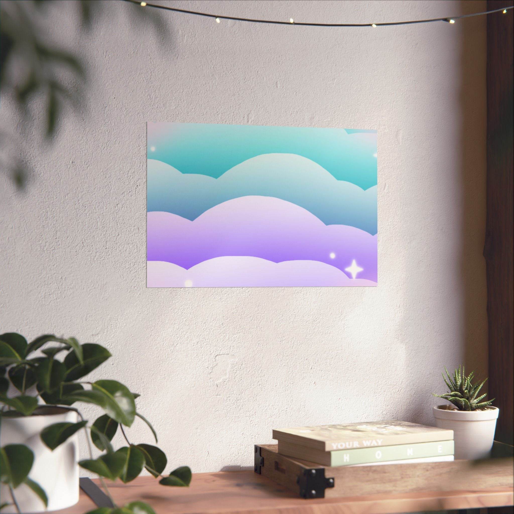 Cloudscape Matte Horizontal Posters - Esmeralda Ecostore