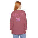 Senior Class of 2026 Butterfly Unisex Garment-Dyed Long Sleeve T-Shirt